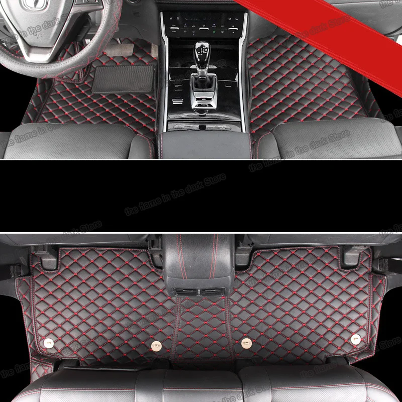 

leather car interior floor mat for changan cs75 2014 2015 2016 2017 2018 2019 2020 2021 PLUS accessories carpet pad 2022 2023
