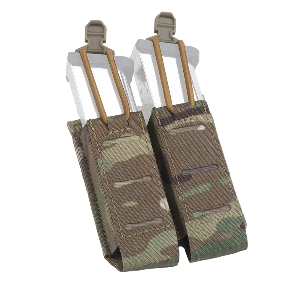 Assaulter 더블 파우치 2.0 권총 매거진 홀스터 9mm .40 .45 장비용 핸드 건 매거진 캐리어 Molle Belt Vest