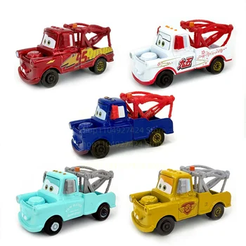 Disney Pixar Cars Lightning Mcqueen Tow Mater Mini Vehicles Alloy Diecast Car Model Ornaments Kids Toys For Boys Christmas Gifts
