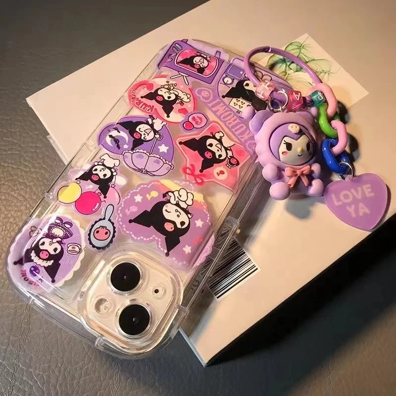thumbnail image 1 of Kuromi Sanrio funda de teléfono Hello kitty para Samsung S23 Ultra S22 S21 Plus Galaxy A54 A34 A13 A14 A53 A52 A32 A12 A50 A05S A23 A51, 1 of 5
