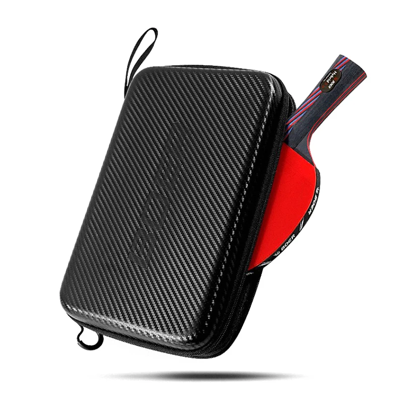 새로운 탁구 배트 커버 패들 EVA 가방 핑퐁 케이스 지퍼 포켓 패키지 290x195x50mm 라켓 가방 방수 커버