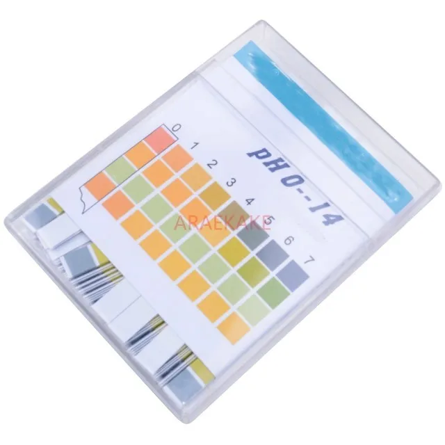 Four color precision pH test paper 0-14 pH test paper Fish tank water quality Urine saliva amniotic fluid detection p