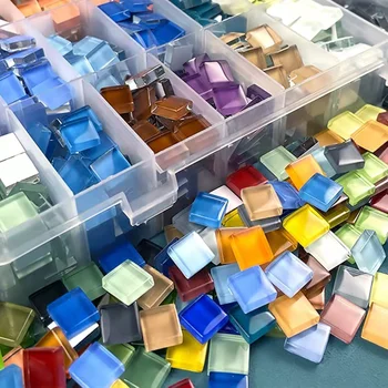 Colorful Square Mosaic Tiles 1