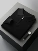 CHICUU Men Polo Cashmere Sweater Zipper Smart Casual Pullover 100% Merino Wool Knitwear Autumn Winter Soft Comfy Basic Tops 5