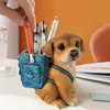 Cartoon Cute Puppy Pen Holder Resin Desk Decoration for Offices Homes Perfect Birthday Gift for Students Goung Adults 5