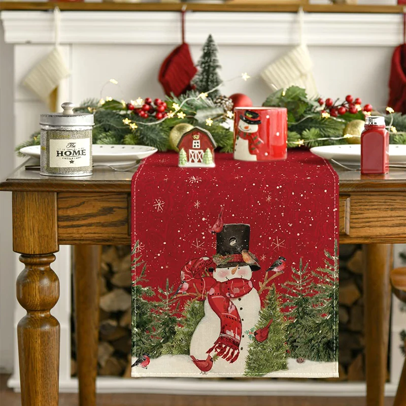 Table runner Christmas decoration for home table desk Dia De Muertos