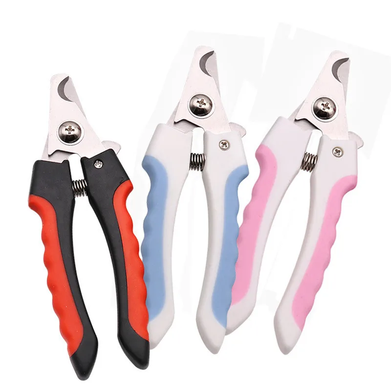 Stainless Steel Pet Nail Clipper Small and Medium-sized Cat Dog Parrot Nail Toe Claw Scissors Grooming Tools for Pet Supplies