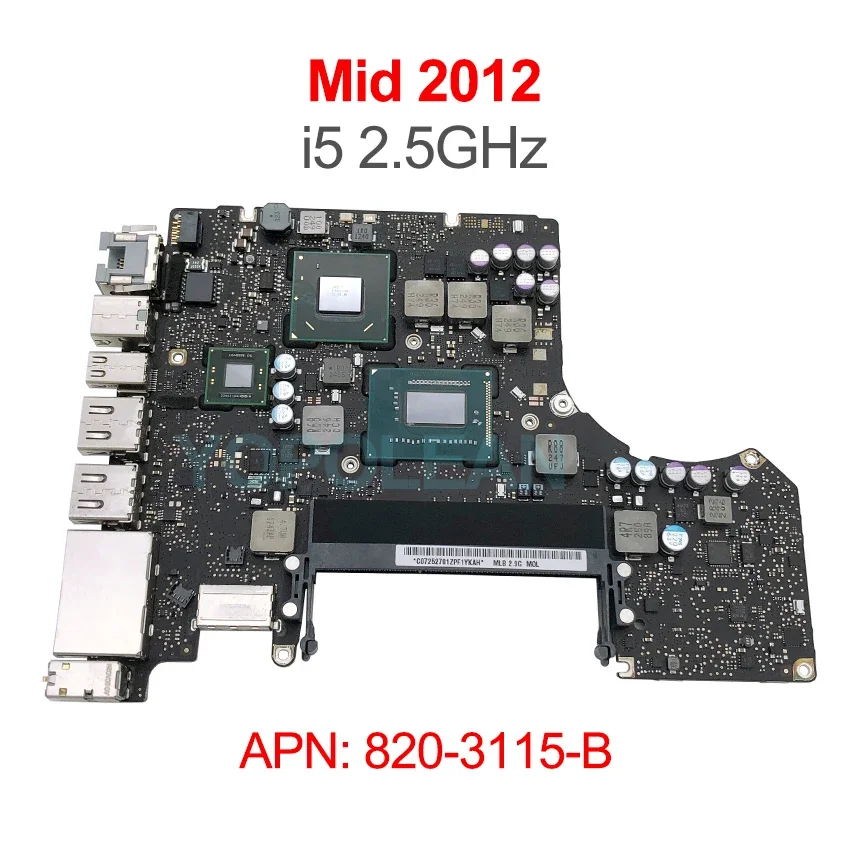 Original A1278 Motherboard For Macbook Pro 13" A1278 Logic Board i5 i7 2011 820-2936-B 2012 820-3115-B