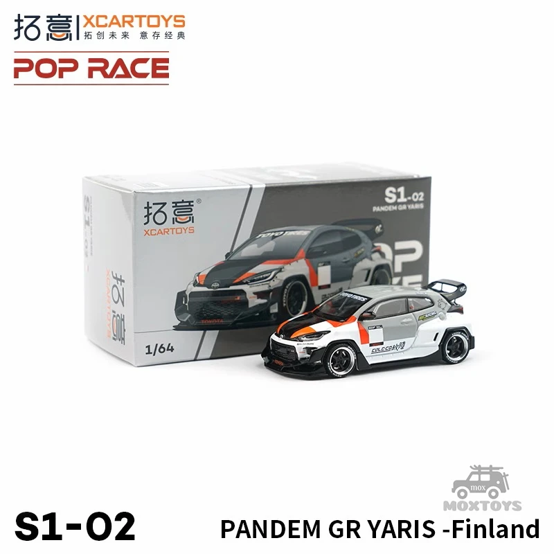 

XCarToys x Pop Race 1:64 GR Yaris PANDAM Diecast Model Car