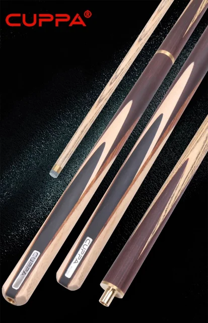 CUPPA 57" Traditional Snooker Billiard Pool Cue Stick 9.5/10/11.5mm + Extender + Case Set 1