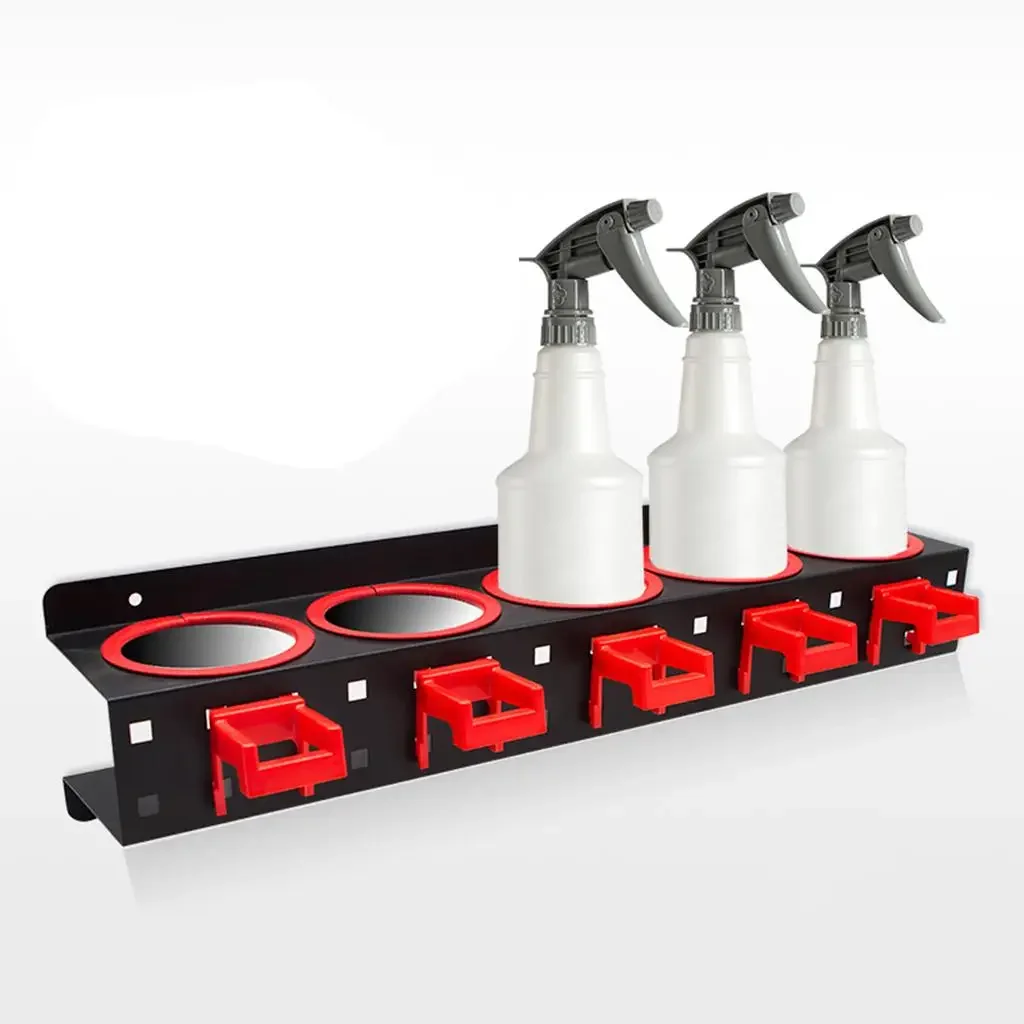 Spray Can Tool cart Rack Wall Mount Heavy Duty Tool Shelf Spray Bottle Holder Workshop Garage Trolley For WorkShop Tool Cart