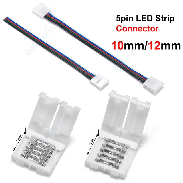 CONECTOR PARA TIRA DE LED SMD 5050 12MM