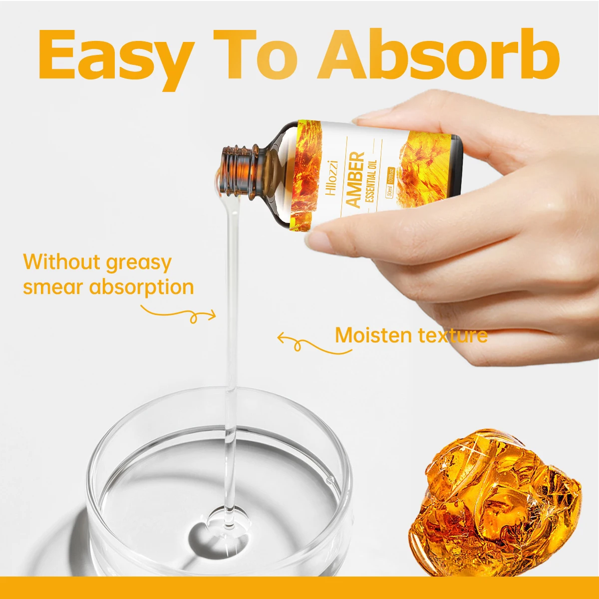 Amber Essential Oil for Relaxation and Better Sleep, Calming Scent for Stress Relief, Aromatherapy Diffuser, Meditation, Massage Sefce7a0add3747d09066d8f8293e12109