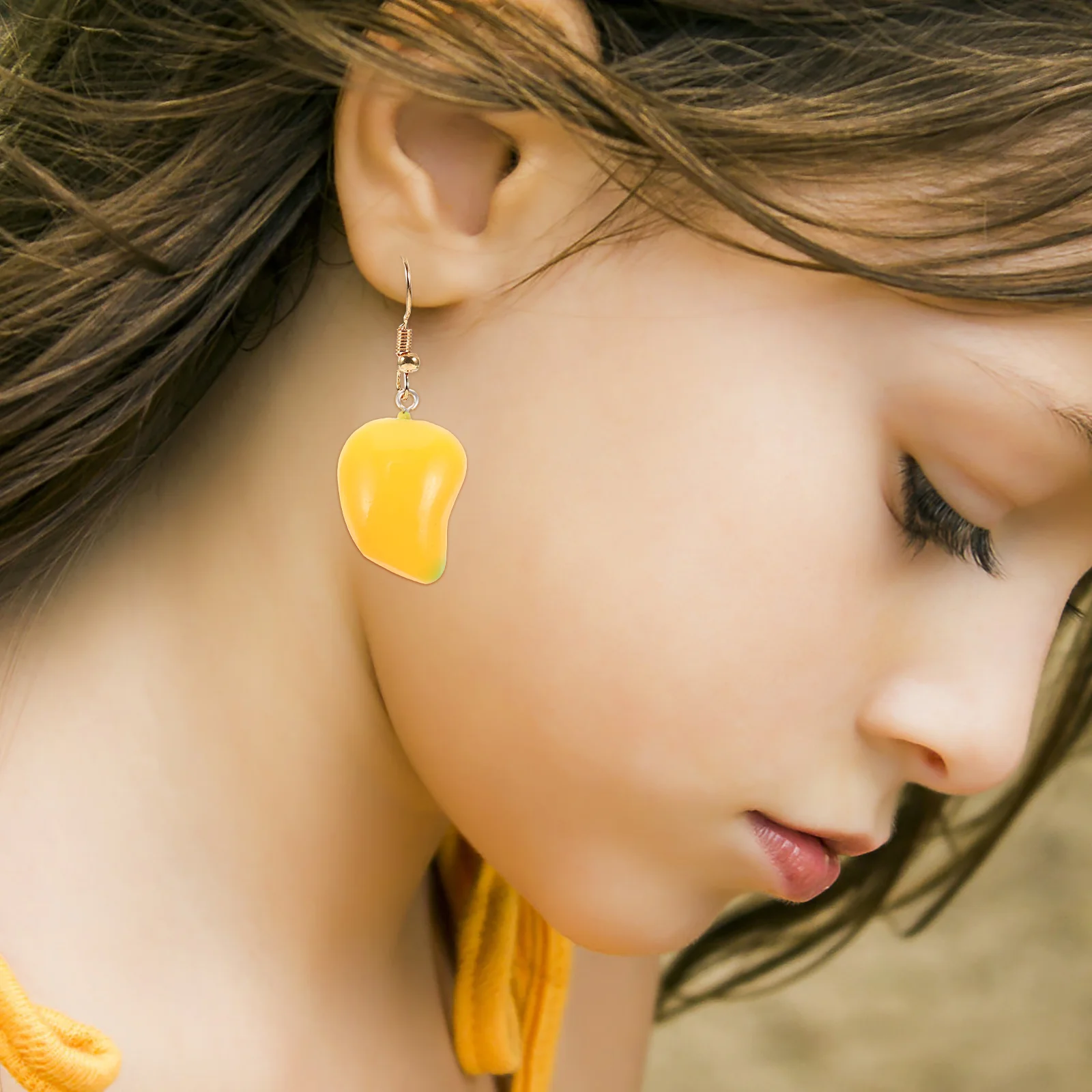 

10 шт., Рождественские Подвески в виде манго для изготовления ювелирных изделий