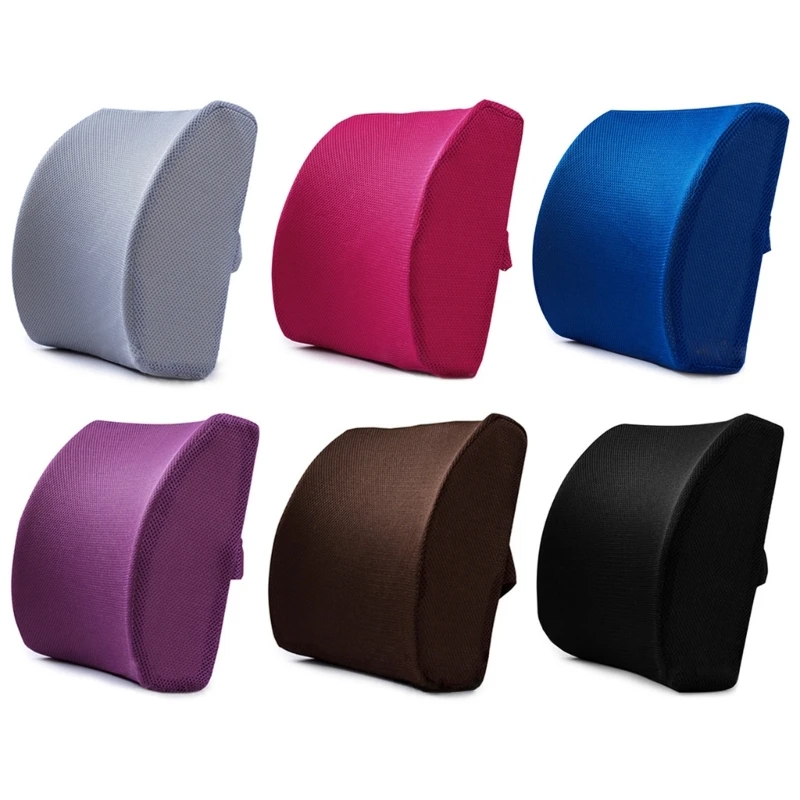 Memory Foam Lower Back Support Car Chair Cushion Posture Corrector