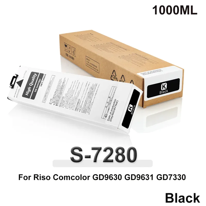 RISO GDインク S-7280 ブラック 1000ml くまページ RISO GDインク S-7280 ブラック 1000ml くまページ RISO GD