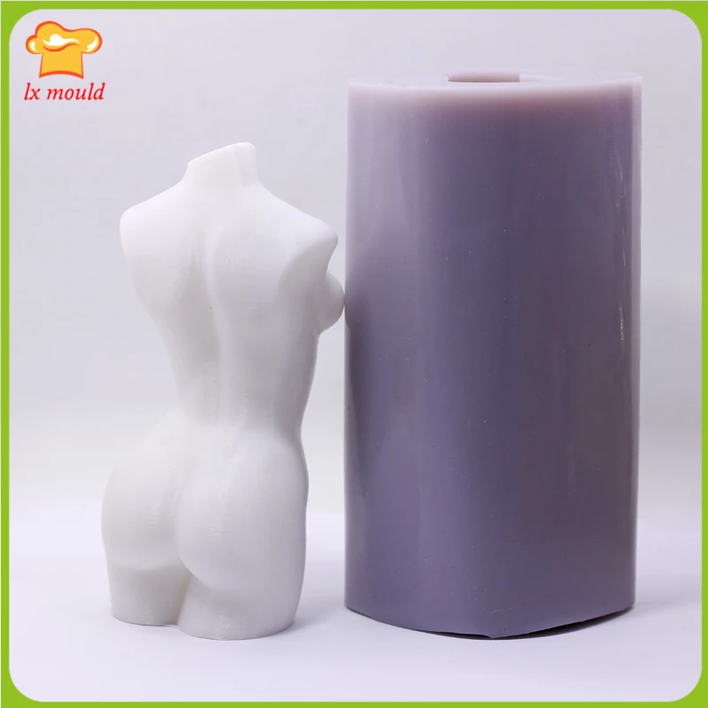 Silicone 3D Molds Body Female Torso DIY Candle Soap Making Resin Art Craft Silicone Mold