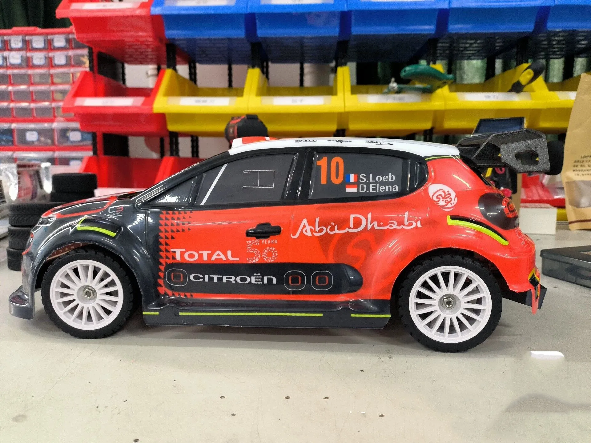 タミヤrcロードドリフトラリースポイラー,カーアクセサリー51608 i20