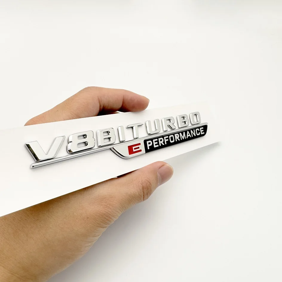 2024 새로운 스타일 문자 숫자 SL43 SL55 SL63 SL65 SL63s V8 Biturbo 4AMTIC + EPERFORMANCE for R232 자동차 사이드 트렁크 스티커