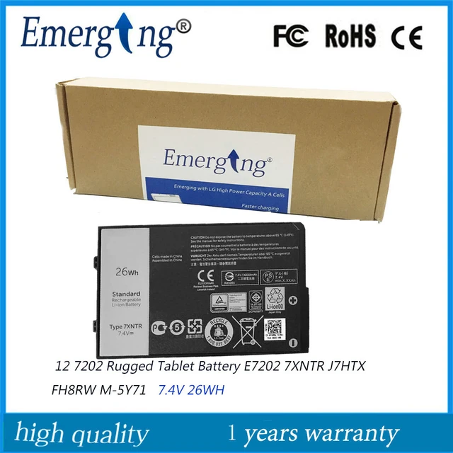 Dell Latitude 12 Rugged Tablet 7202 7212 7220 2-cell 34Wh Battery