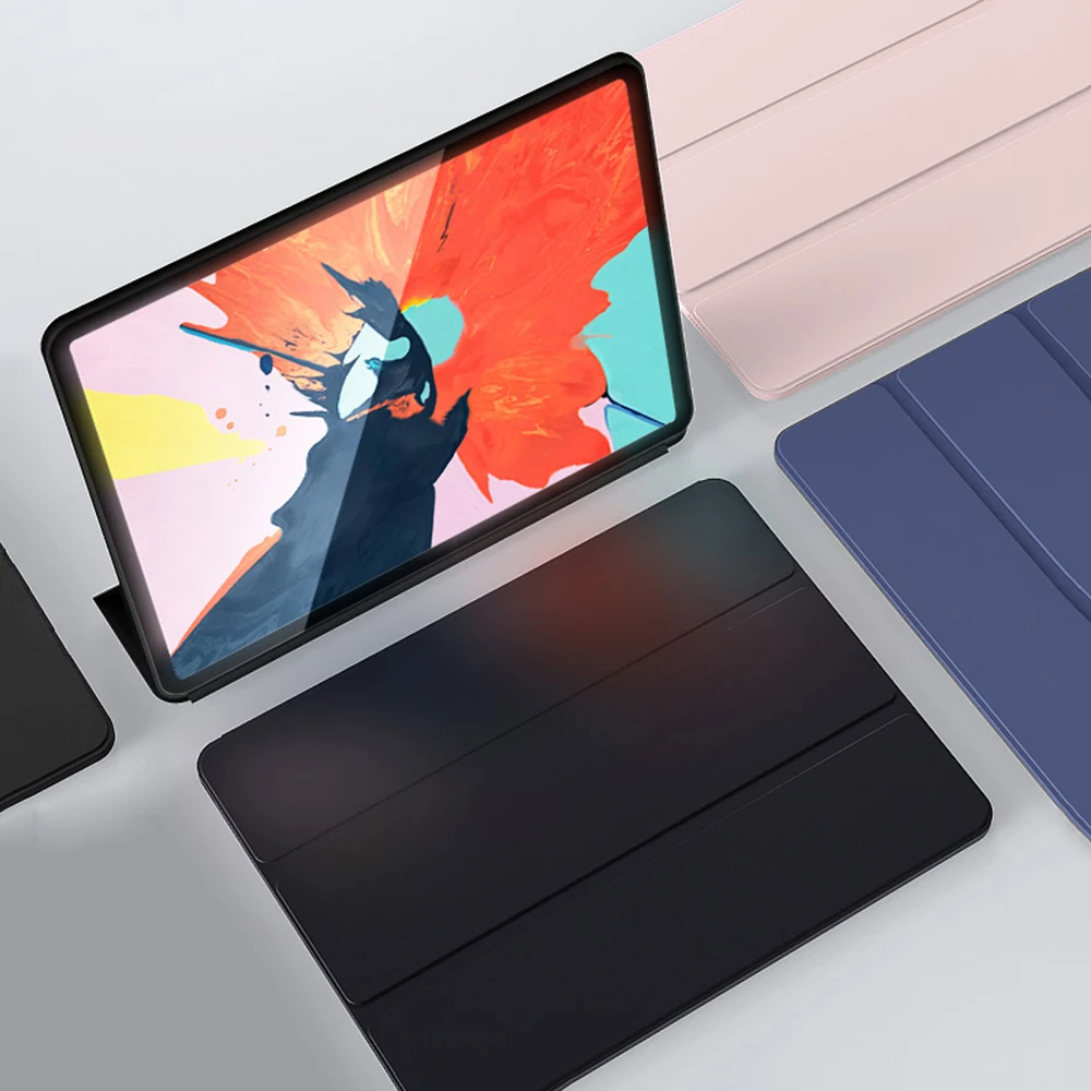 Slim Case For Samsung Galaxy Tab A7 Lite 8.7'' SM-T220 SM-T225 Flip Tablet Cover Tri-Fold Stand Smart Folio Shell tablet case
