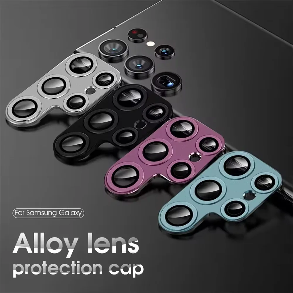 Metal Camera Lens Protector Glass - Full Cover