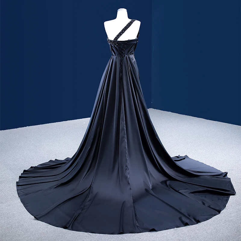 Exquisite Bride Dress Organza a-Line Square Collar Evening Dresses Sequined RSM222106 Vestido De Novia 2