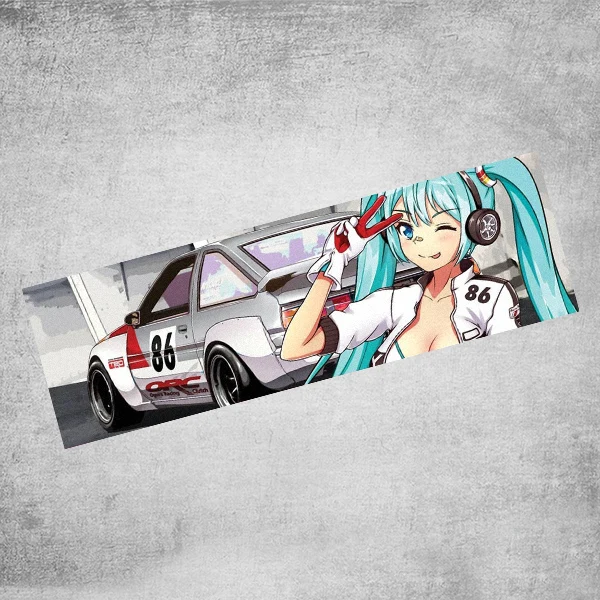 5.1'' Anime Girl Autoaufkleber Augen Slap Decal Jdm Cartoon - Temu Austria