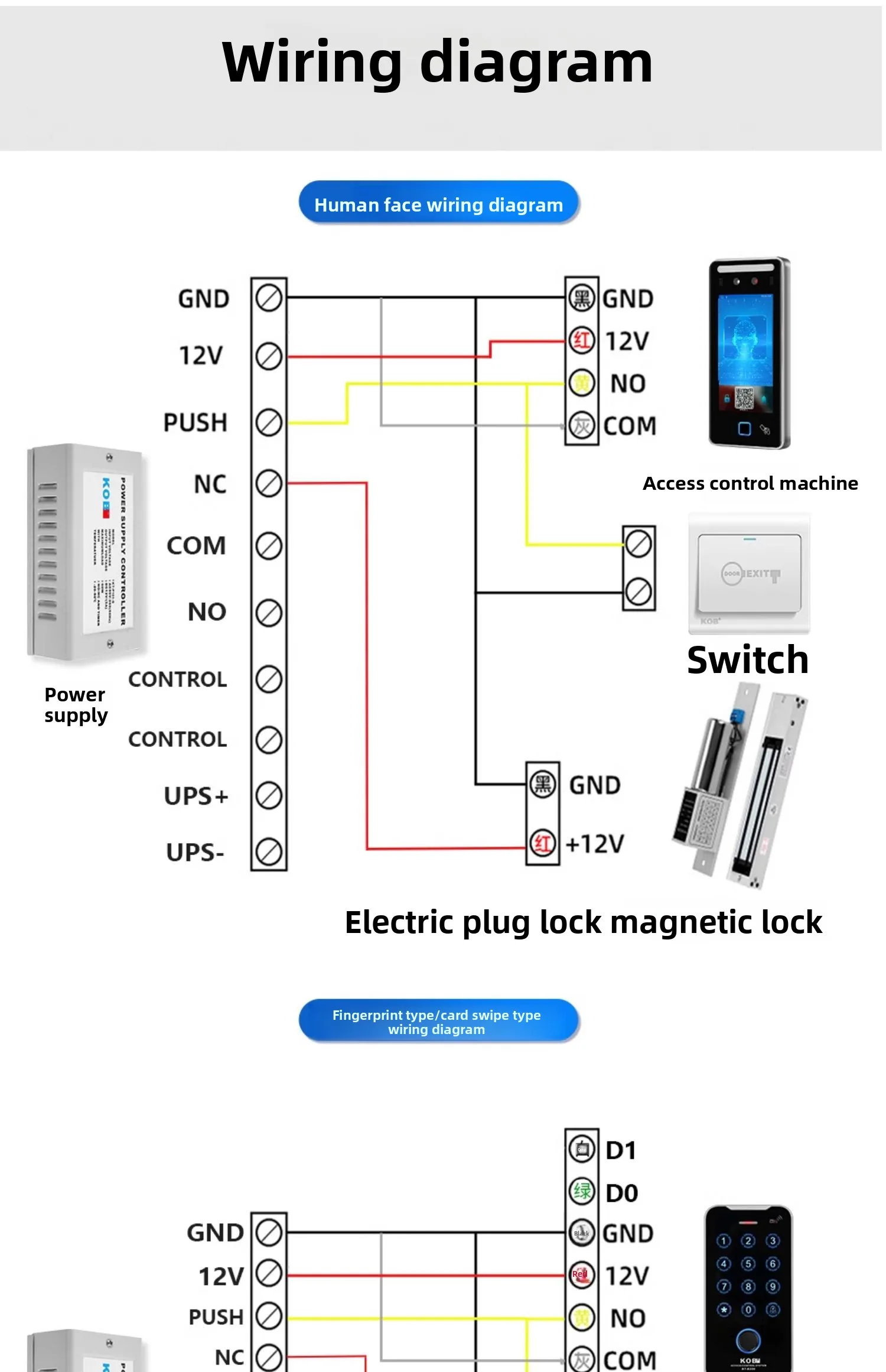outdoor waterproof fingerprint access control machine metal facial recognition a