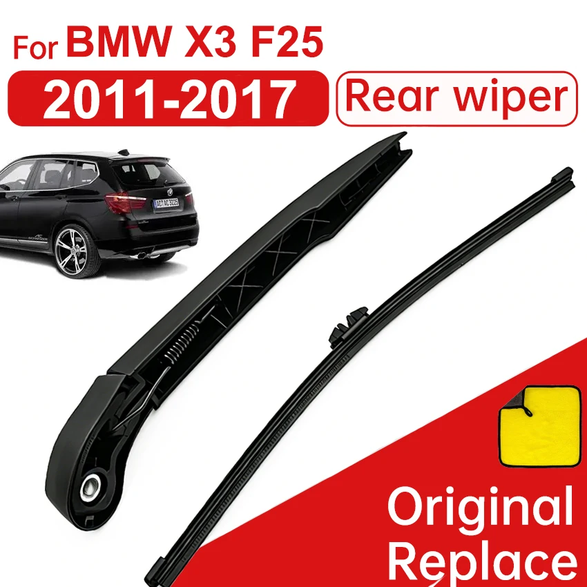 Heckwischerarm und -blatt für BMW X3 F25 2011–2017 61627213242 Waschbare Windschutzscheibe, Windschutzscheibe, Heckscheibe