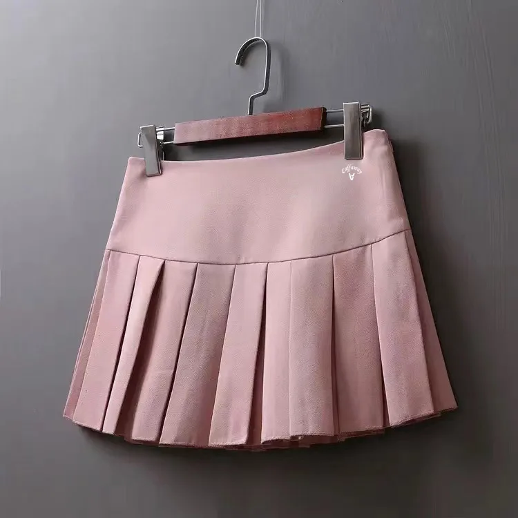 Women's luxurious Golf Skirt Summer outdoors Sports Skirt middwaist printing Tennis skirt Skirt Anti exposure Baseball skirt