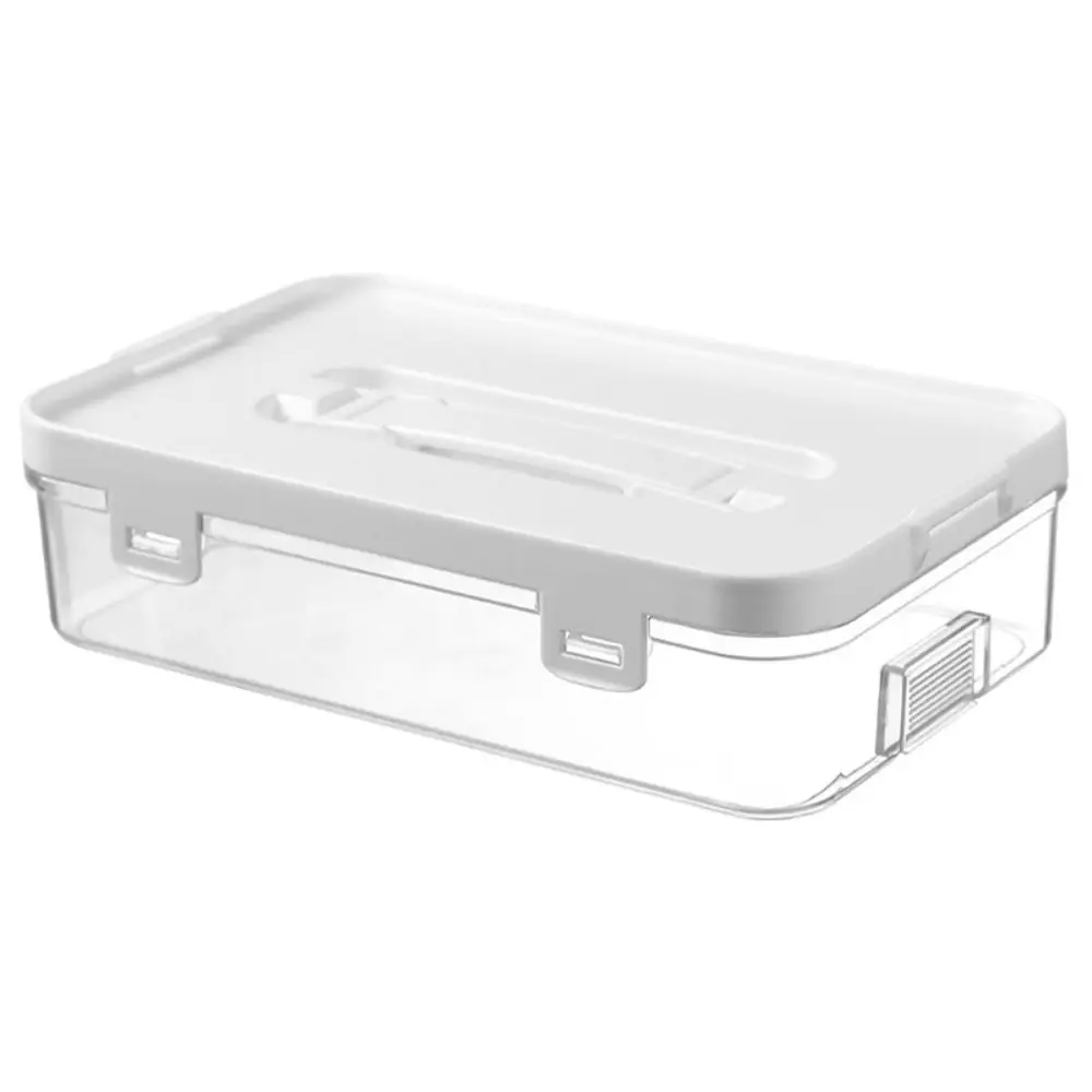 Porta Cupcake a 2 livelli scatola portaoggetti rettangolare trasparente per Cupcake con coperchio e manico 24 griglie contenori per Cupcake Party