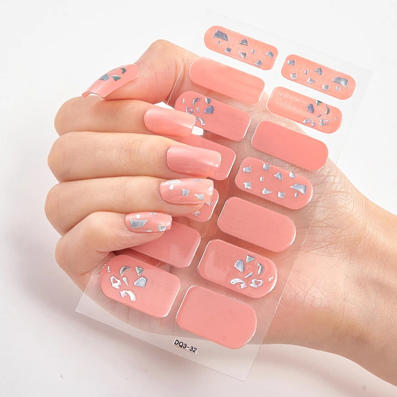 Vier-Soorten-0f-Nail-Stickers-Fashion-Nagellak-Self-Adhesive-Manicure ...