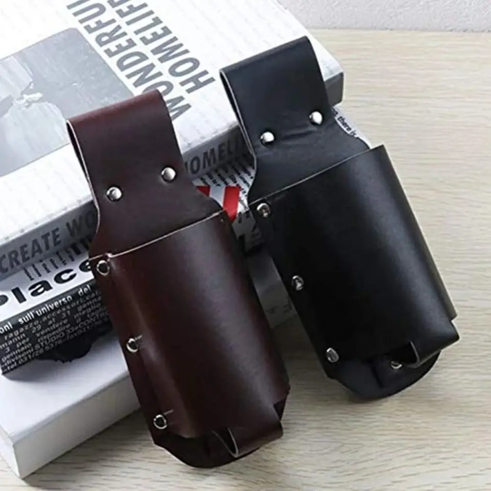 Étui à Bière En Cuir PU - Holster Pour Canettes, Mains Libres, Idéal Randonnée, Vélo, Barbecue