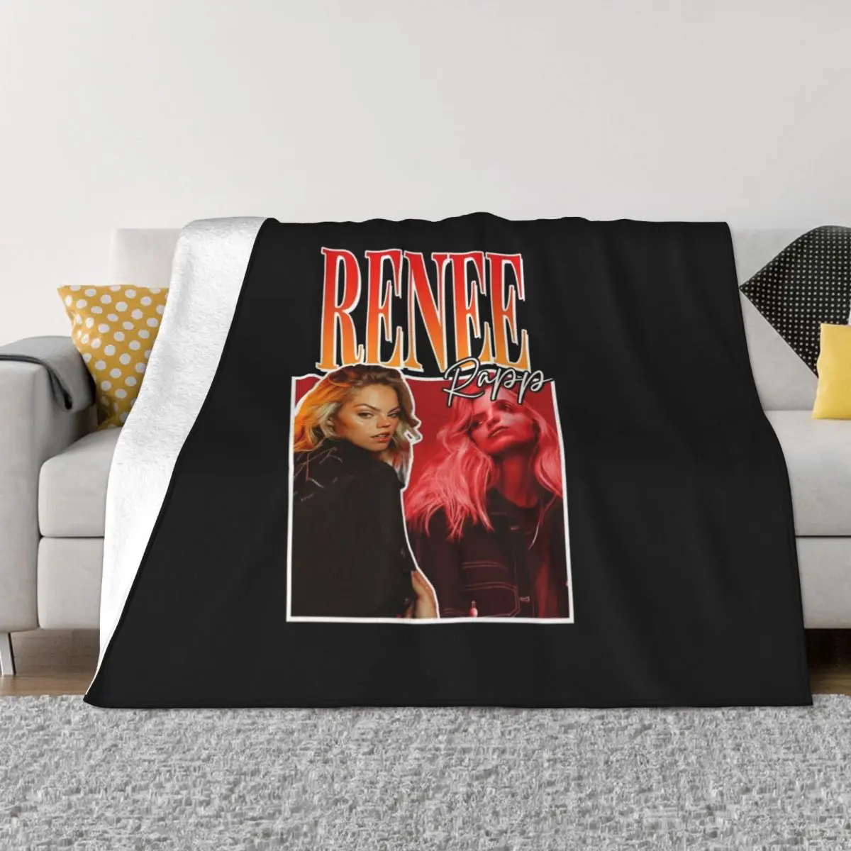 

Renee Rapp Throw Blanket Hairys Beautifuls Luxury Brand Blankets
