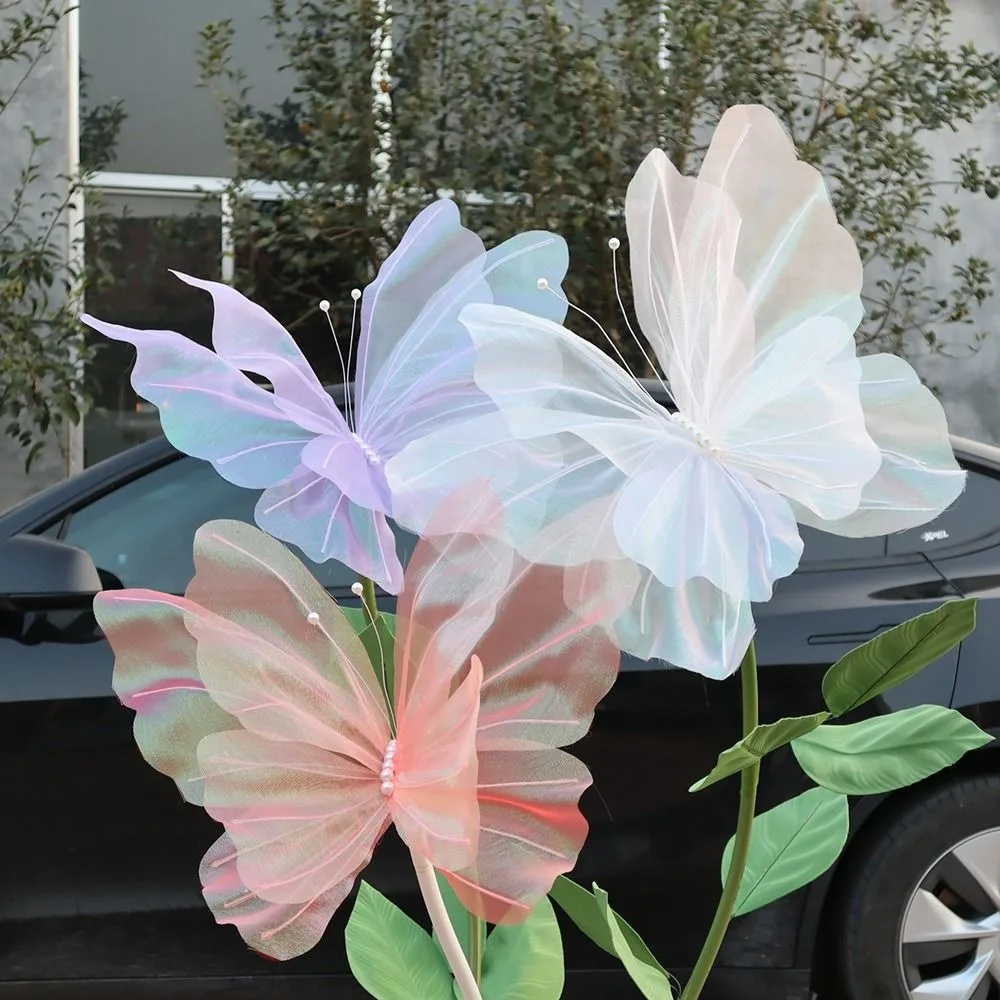 Silk Yarn Artificial Butterfly Wedding Party Decoration