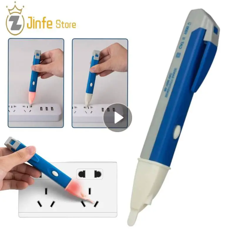 1Pc Indicatore Elettrico 90-1000V Presa Senza Contatto Presa Di Corrente Alternata Rilevatore Di Tensione Sensore Tester Penna Led Light Ac110V-220V