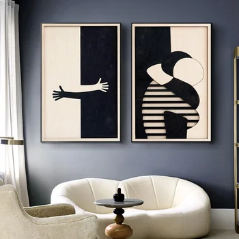 3D Romantic Couple Canvas 1