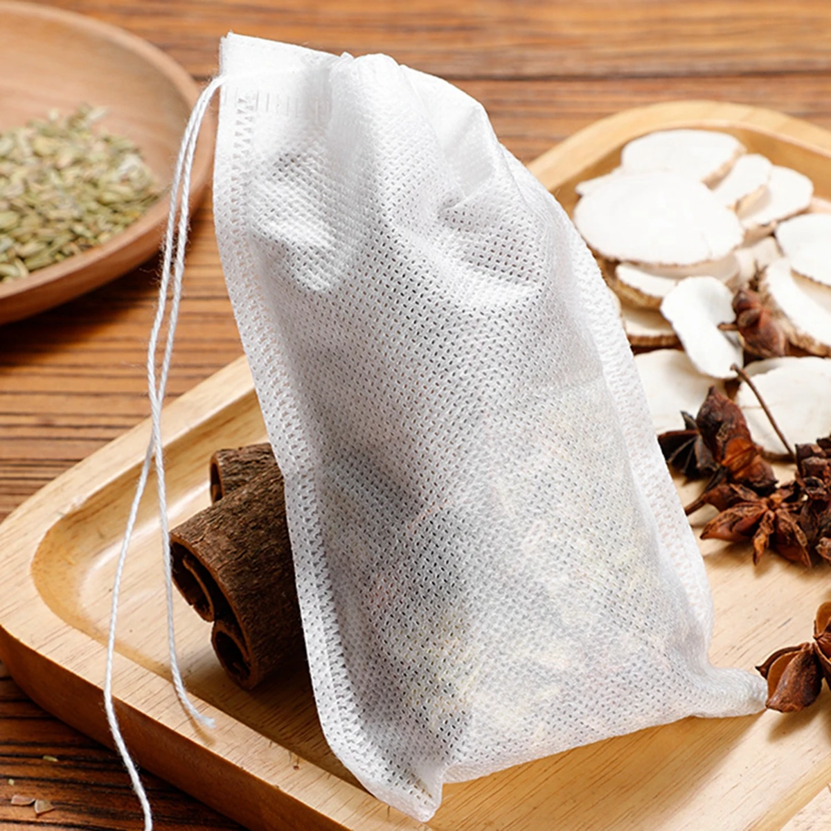Tea Bags 100Pcs Disposable Tea Bags Filter Bags for Loose Spice Disposable Tea Filter Bags Disposable Tea Bags