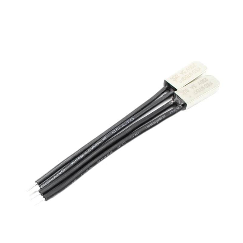 KSD9700 250V 5A 45-145 Degree Celsius Normally Open Bimetal Disc Temperature Switch Thermostat Thermal Protector