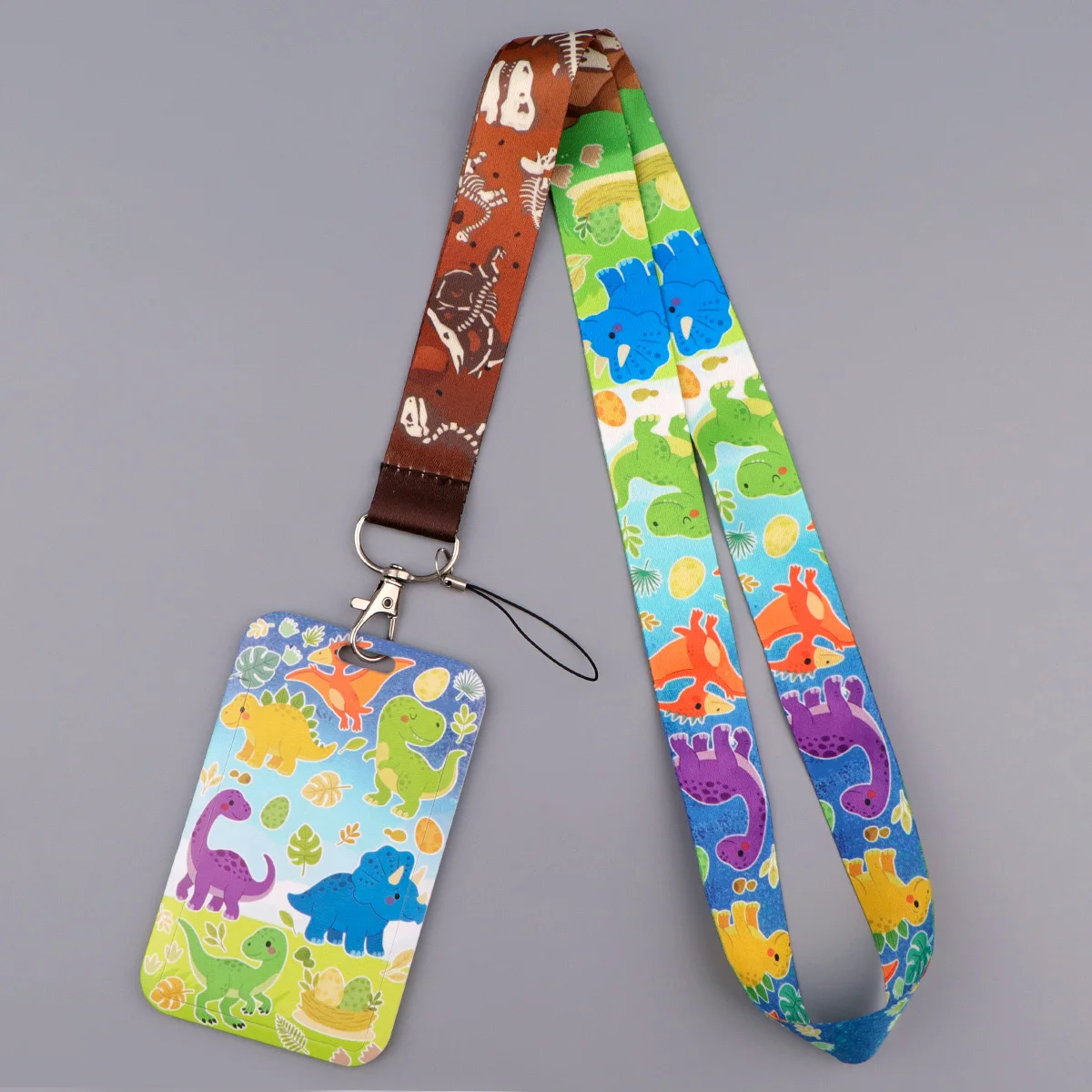 Vibrant Video Game Lanyard with Card Holder - Ideal for Students, Office, and Travel
