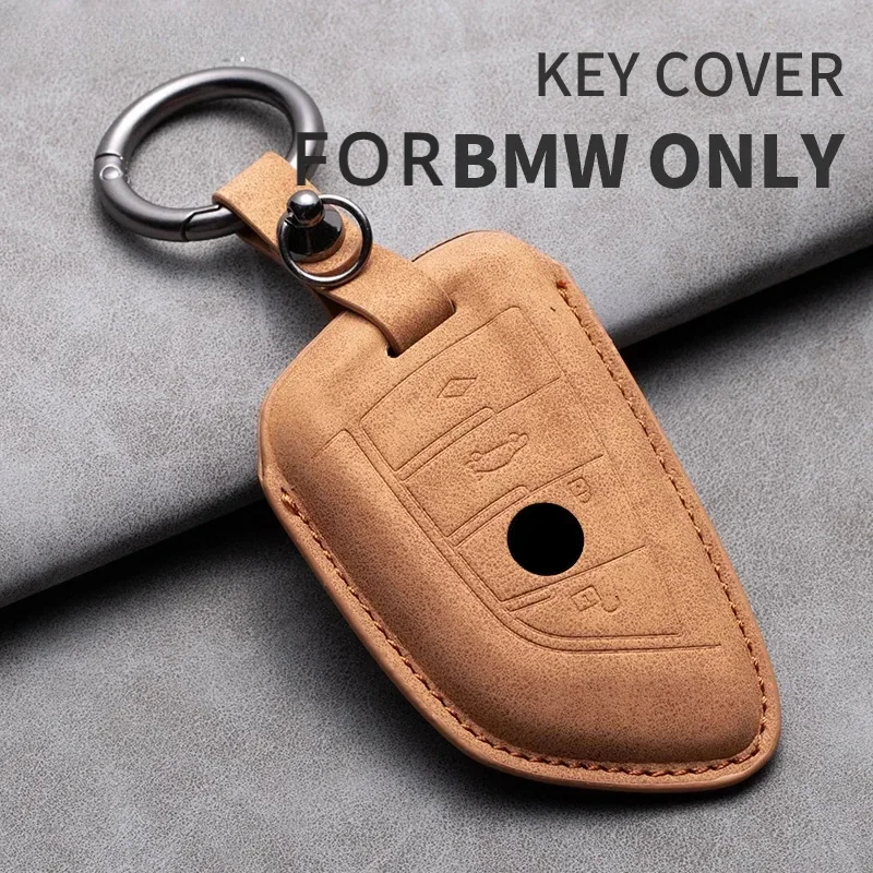 Autos chl üssel etui Abdeckung Schale für BMW F20 F10 F20 F30 F80 x1 x3 x5 x6 x7 G20 G30 G01 G02 G05 G11 1 3 5 7 Serie Leder Auto Schlüssel bund