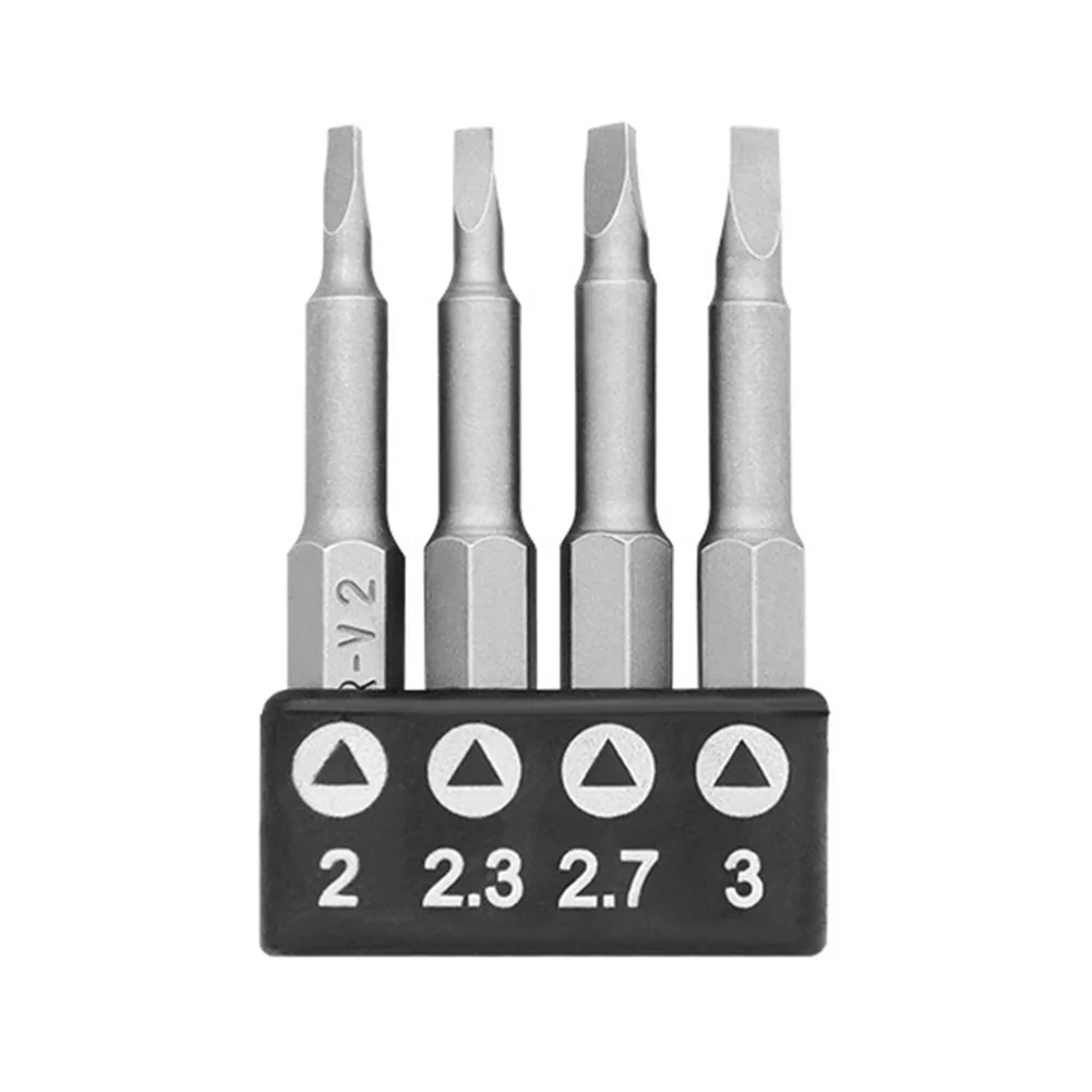 Screwdriver Bit Special-shaped 50mm Length 6.35mm（1/4inch）handle ABS + Metal Three Points Y Type/U Type