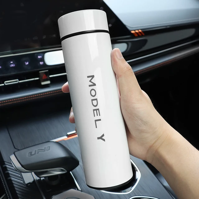 500ml Smart Tesla Thermos Bottle w/ Temperature Display - Tesla League