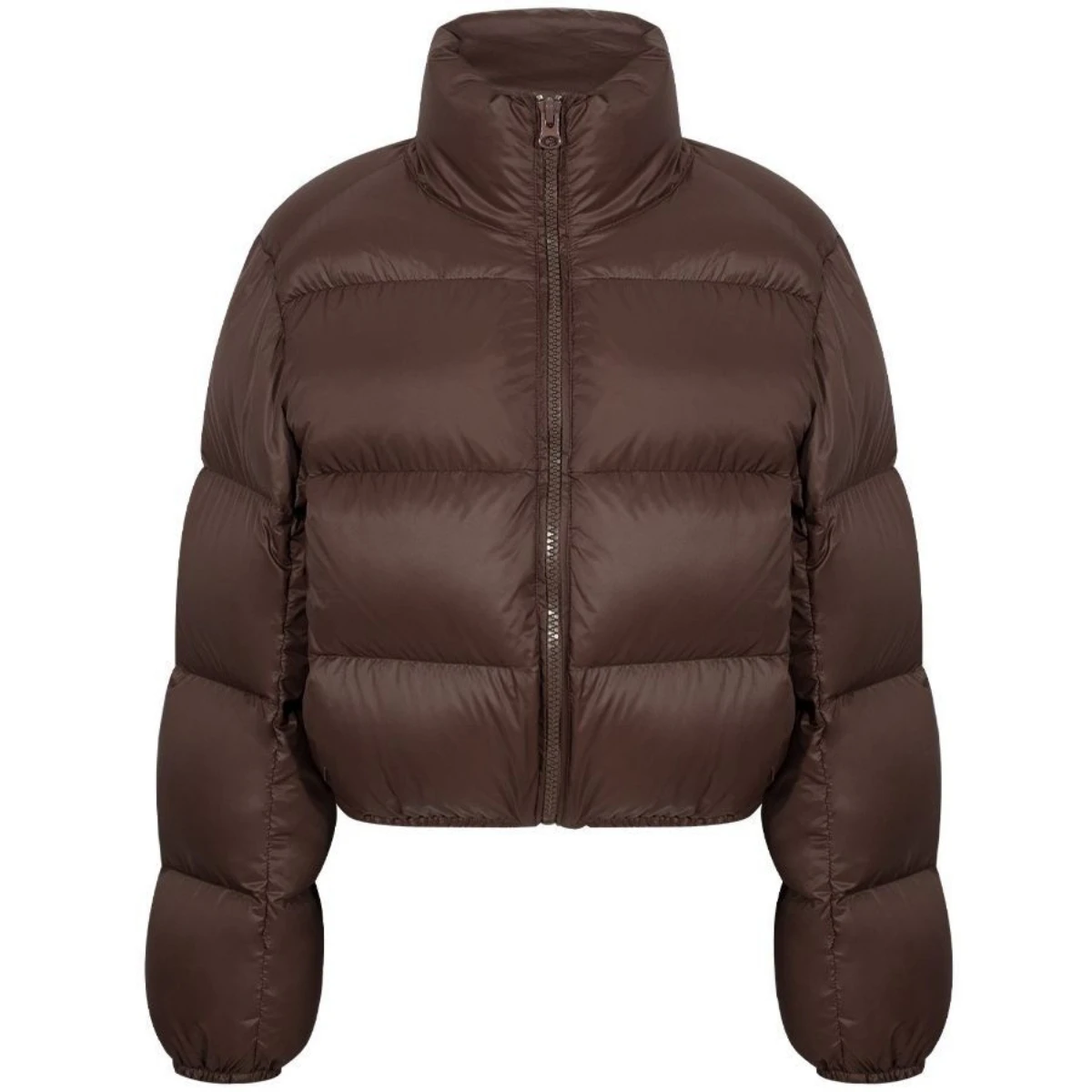 Winter Puffer Jacket Women Thickened Warm Parka Long Sleeve Coat Short Coat Y2k Black Outerwear Streetwear