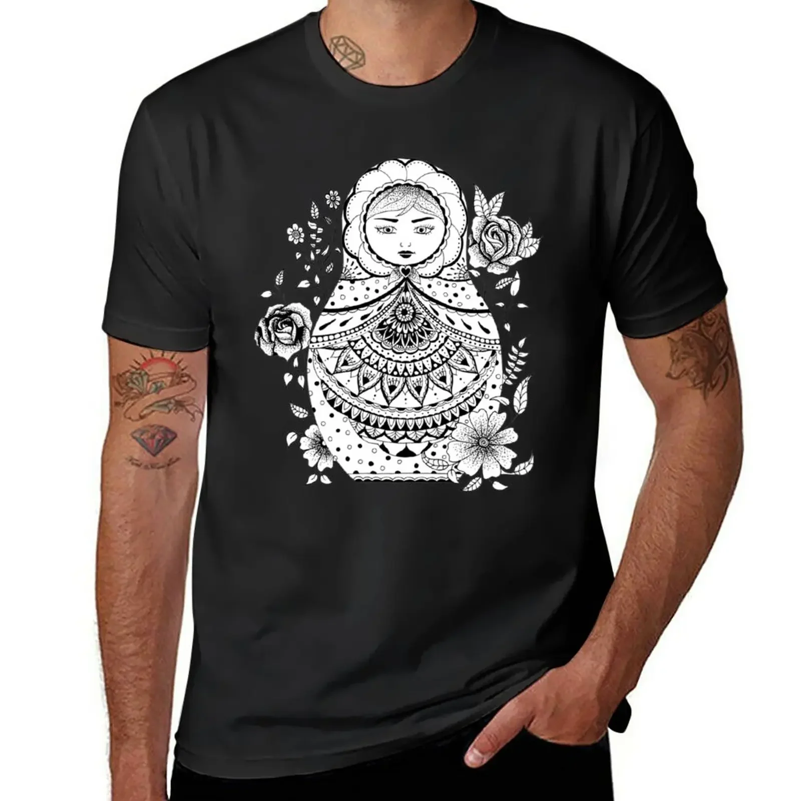 

Russian Doll T-Shirt funnys customizeds graphics t shirts for men
