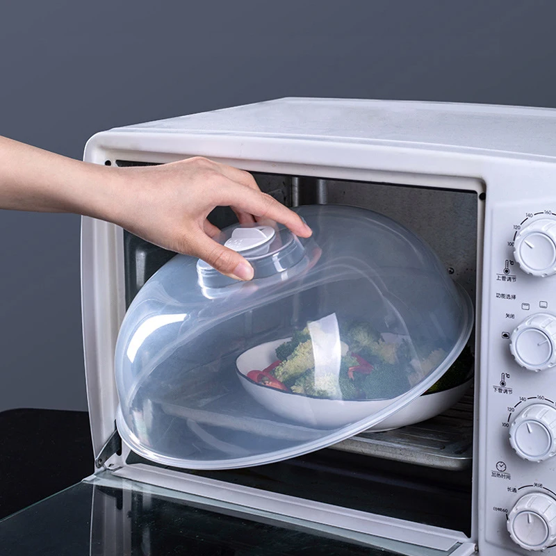 Microwave Heating Insulation Dish Cover Splash-Proof Cover Plastic Oil-Proof Non-Toxic High Temperature Resistant Kitchen