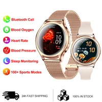 Smartwatch Women 1.27 Inch Bluetooth Call Smart Watch Custom Dial Watches Heart Rate Tracker Female physiology For Android IOS 1