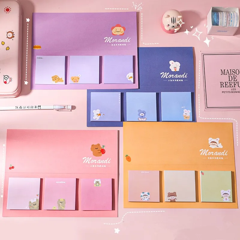 

12packs Creative Rainbow Dance Sticky Note Memo Pad Paper Sticker Diary Stationery Office School Supplies