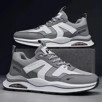 Men Sneakers Outdoor Casual Lace-up Shoes Men 2024 Fashion Breathable Non-Slip Platform Running Sport Comfortable Dad Shoes Male 2